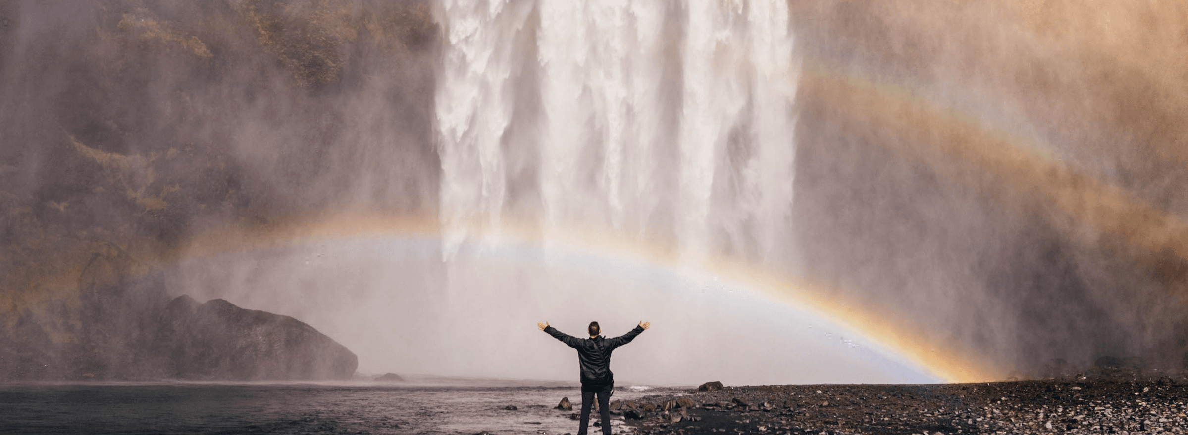 Man and Rainbow